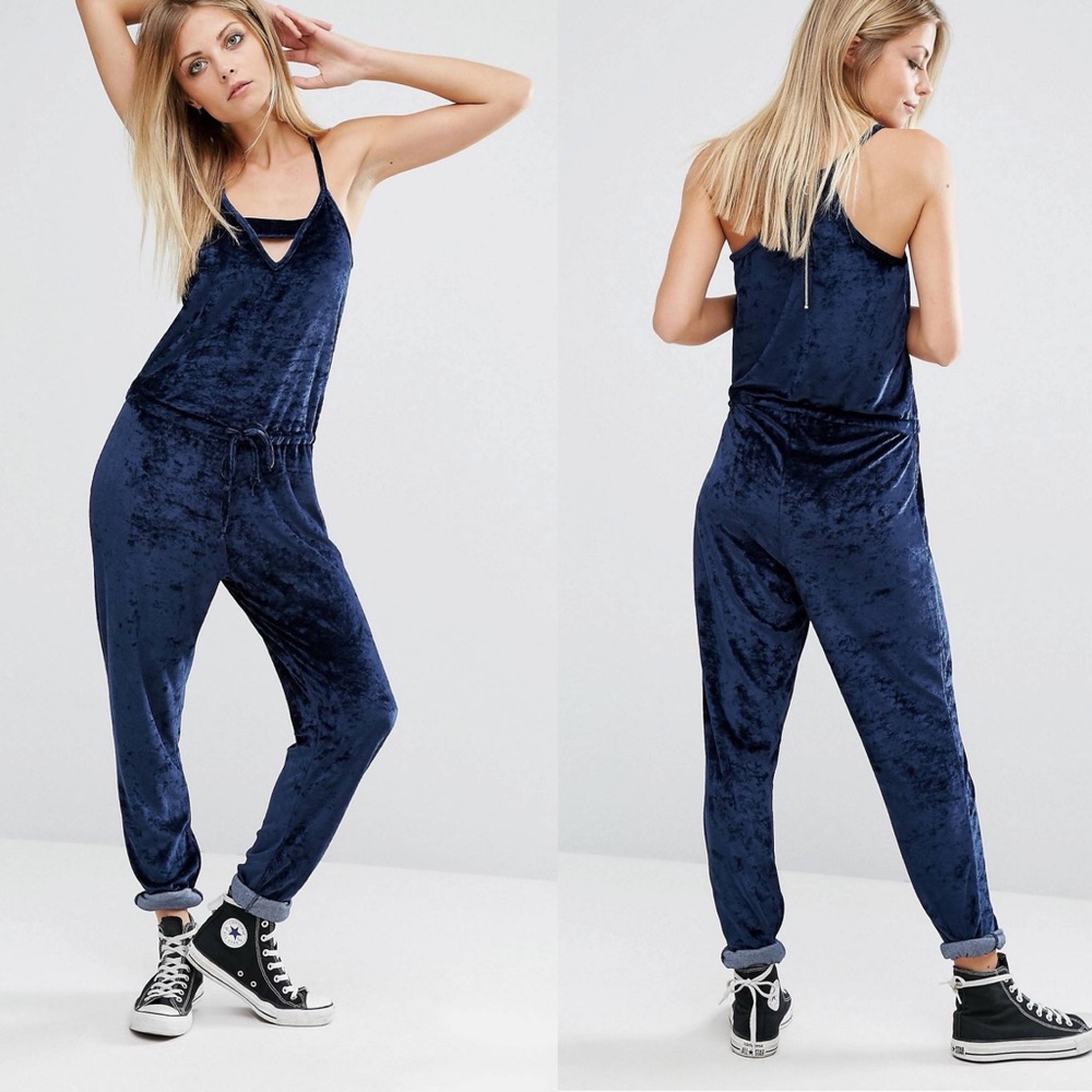 VELVET JUMPSUIT